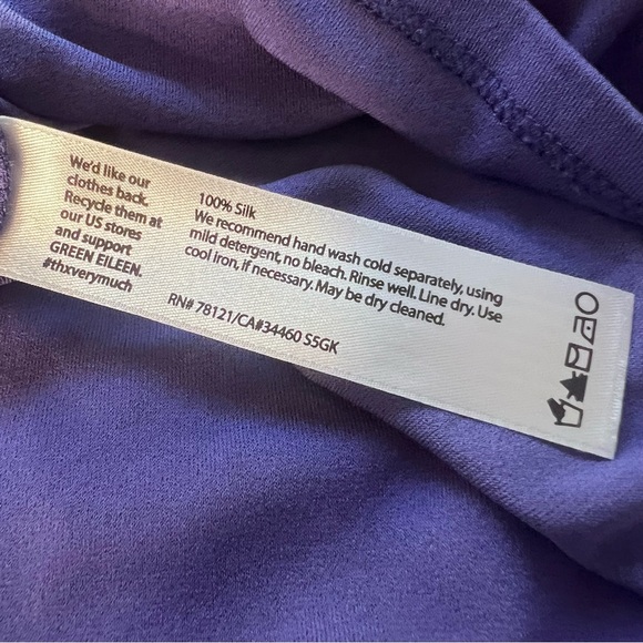 Eileen Fisher Set Women's Purple Sweater Cardigan and tank Sz:3X - Picture 15 of 15